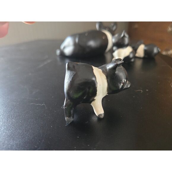 Ceramic Pig Sow & 3 Piglets Set of 4 Figurines Vintage Made in 1981 - Picture 8 of 13